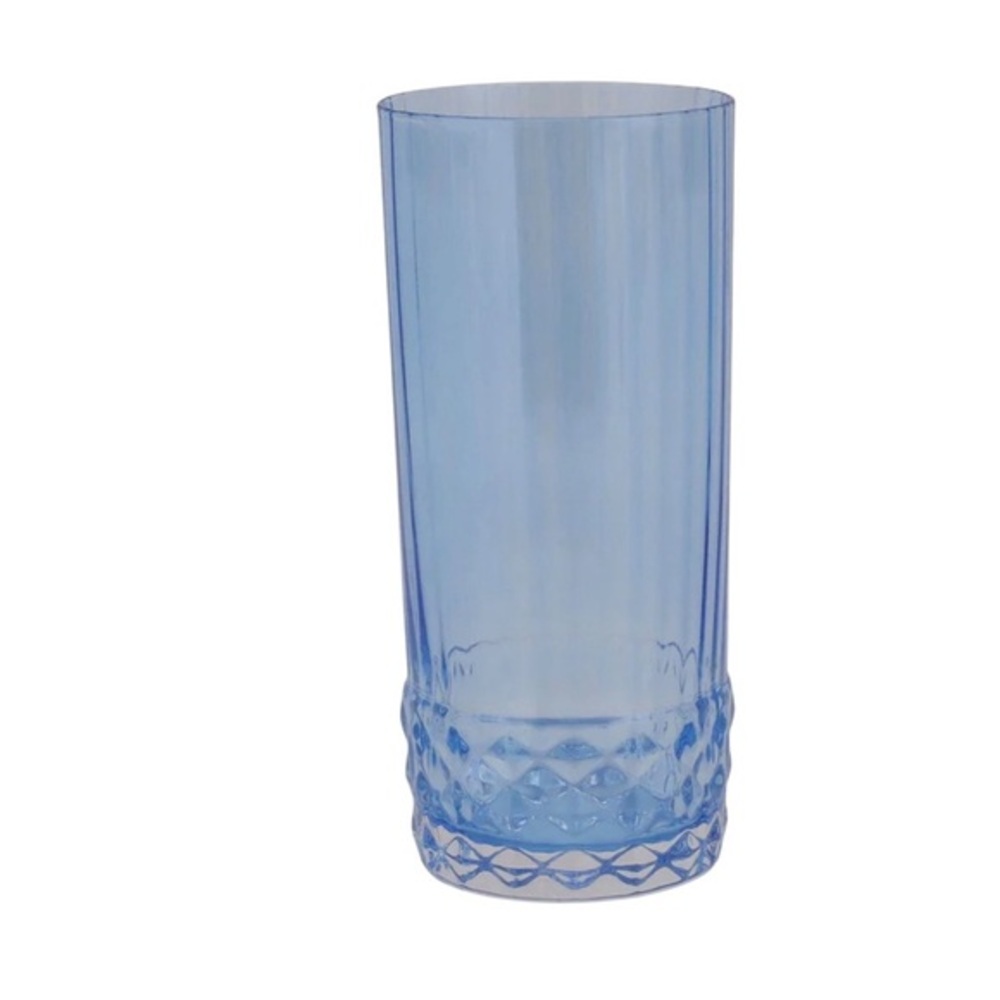VIETRI DECO COBALT TALL TUMBLER NEW